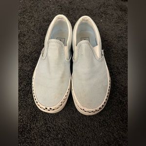 Light Blue Slip-on Vans